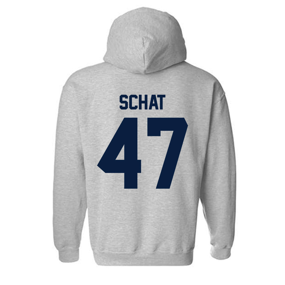 Nevada - NCAA Baseball : Luke Schat - Classic Shersey Hooded Sweatshirt-1