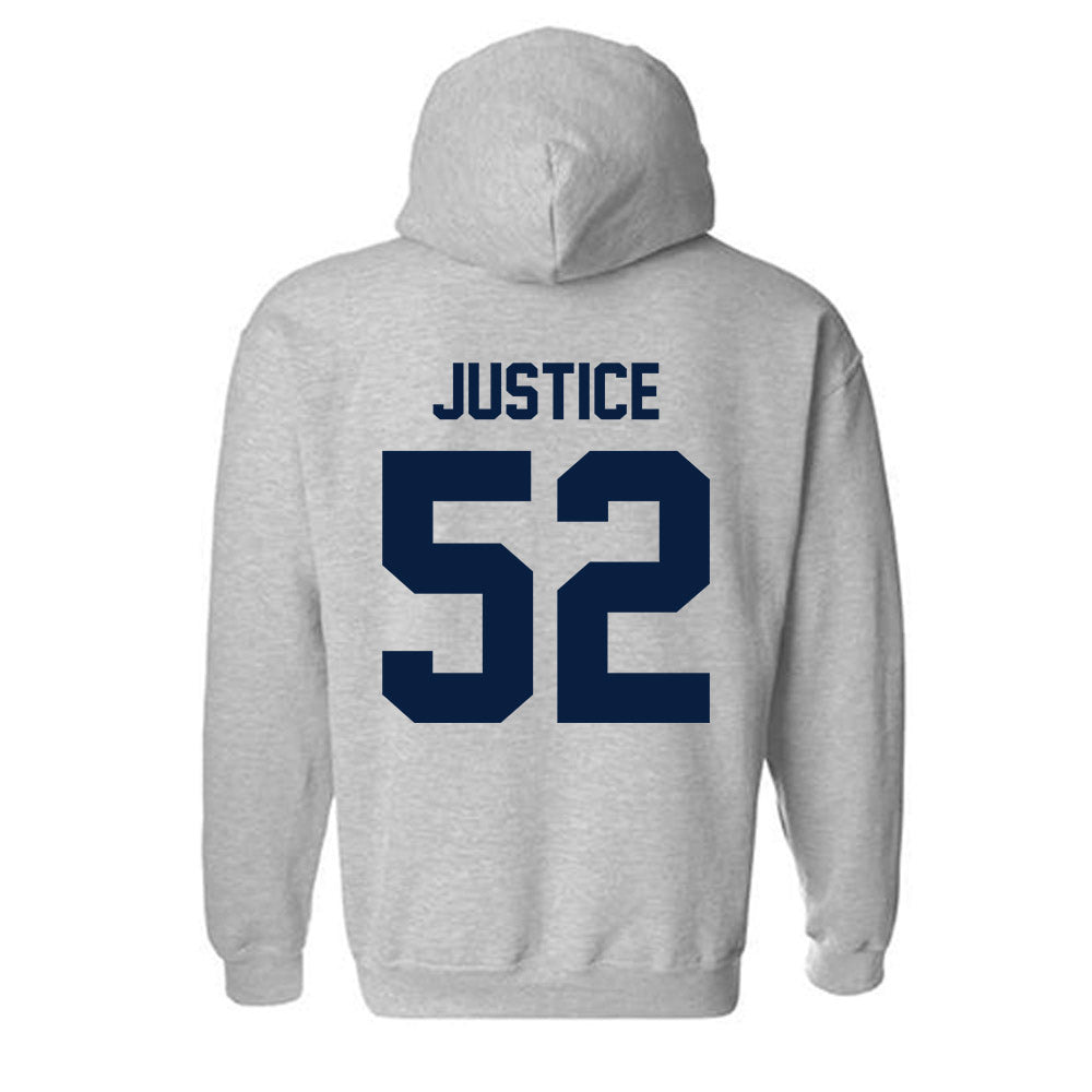 Nevada - NCAA Football : Elias Justice - Classic Shersey Hooded Sweatshirt-1
