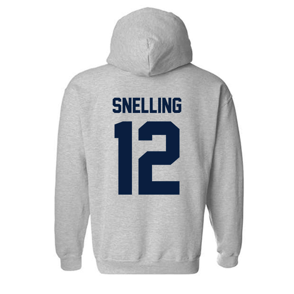 Nevada - NCAA Football : Bryson Snelling - Classic Shersey Hooded Sweatshirt-1