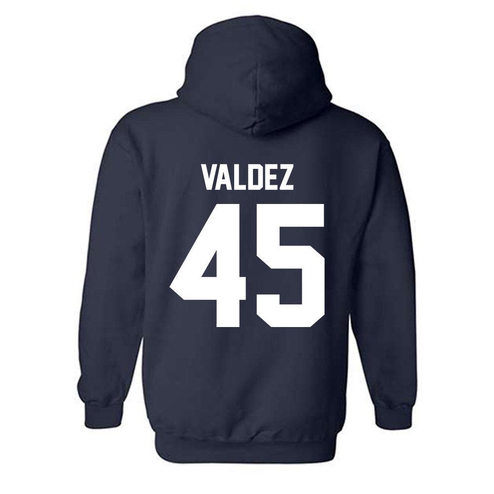 Nevada - NCAA Baseball : Eric Valdez - Classic Shersey Hooded Sweatshirt-1