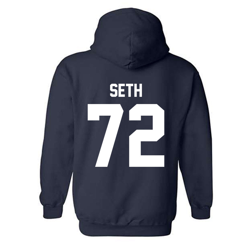 Nevada - NCAA Football : Jakobus Seth - Classic Shersey Hooded Sweatshirt-1