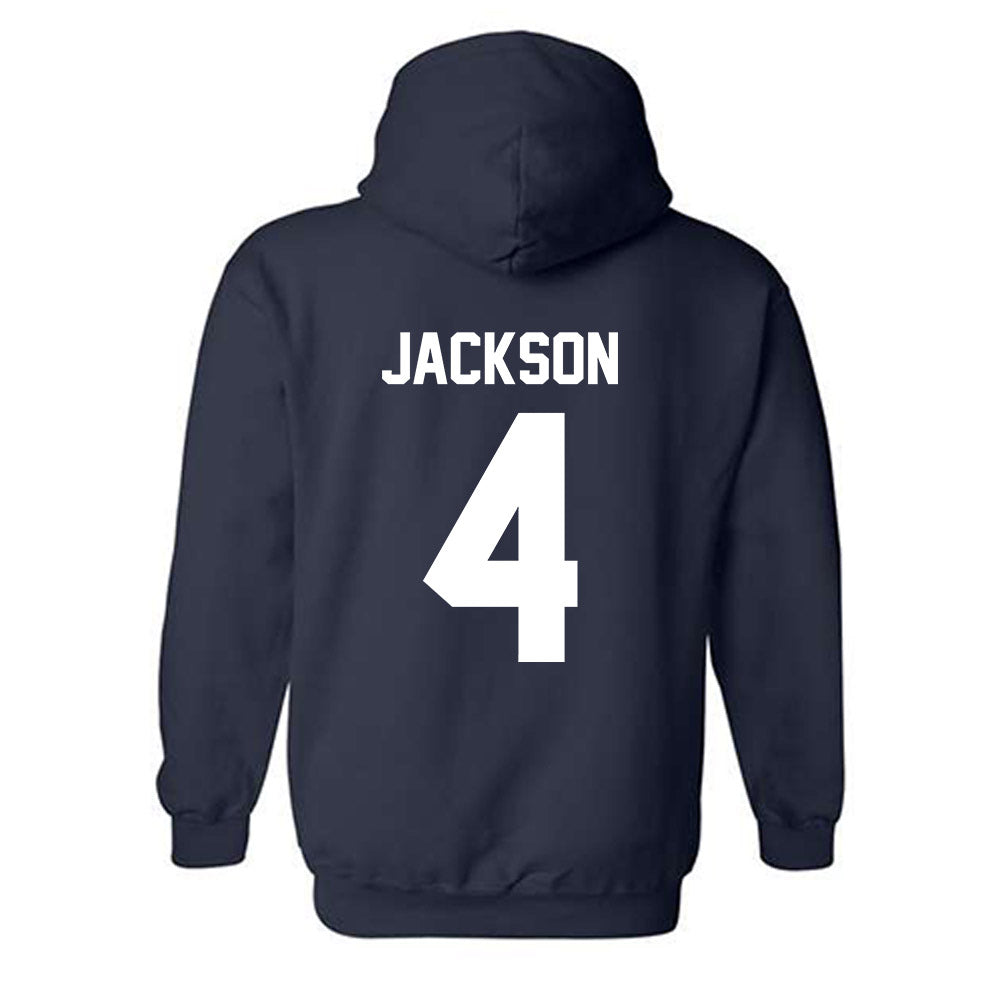 Nevada - NCAA Football : Carter Jackson - Classic Shersey Hooded Sweatshirt-1