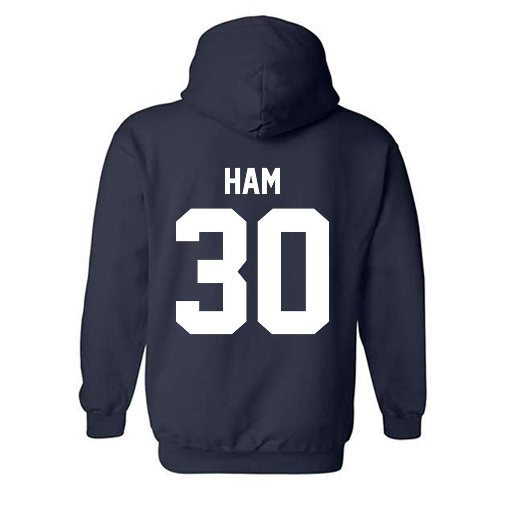 Nevada - NCAA Baseball : Billy Ham - Classic Shersey Hooded Sweatshirt-1