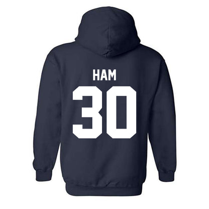 Nevada - NCAA Baseball : Billy Ham - Classic Shersey Hooded Sweatshirt-1