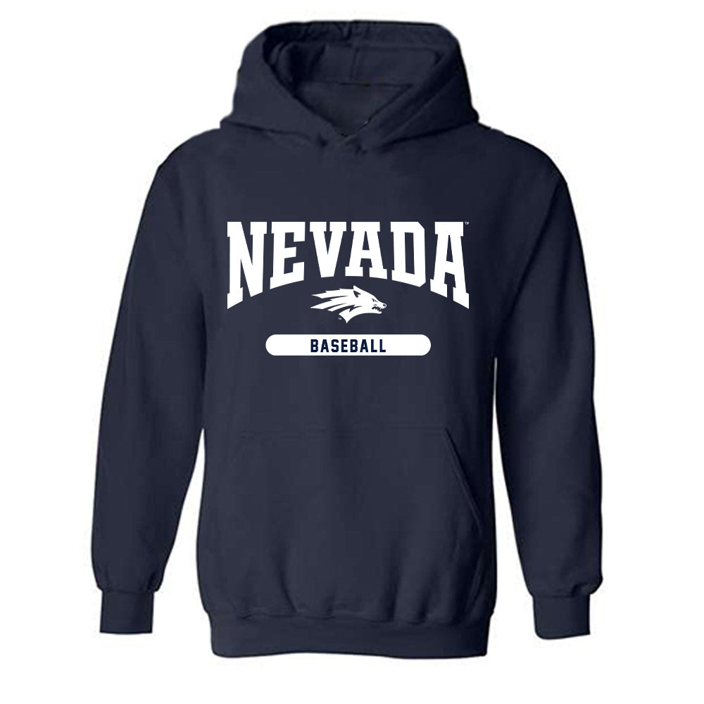 Nevada - NCAA Baseball : Owen Mangini - Classic Shersey Hooded Sweatshirt-0
