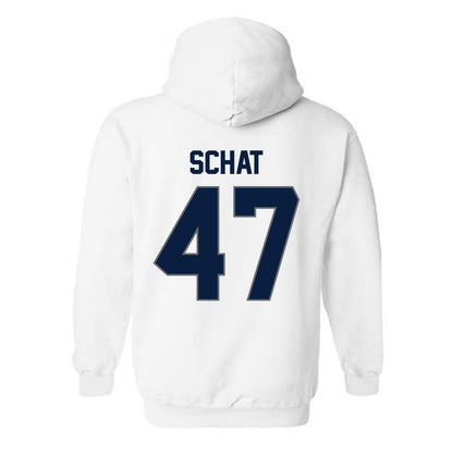 Nevada - NCAA Baseball : Luke Schat - Classic Shersey Hooded Sweatshirt-1