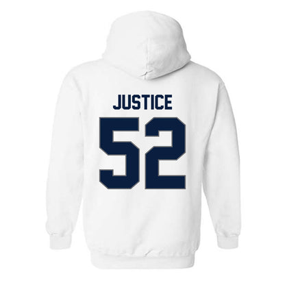 Nevada - NCAA Football : Elias Justice - Classic Shersey Hooded Sweatshirt-1