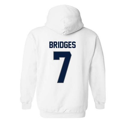 Nevada - NCAA Football : Selman Bridges - Classic Shersey Hooded Sweatshirt-1