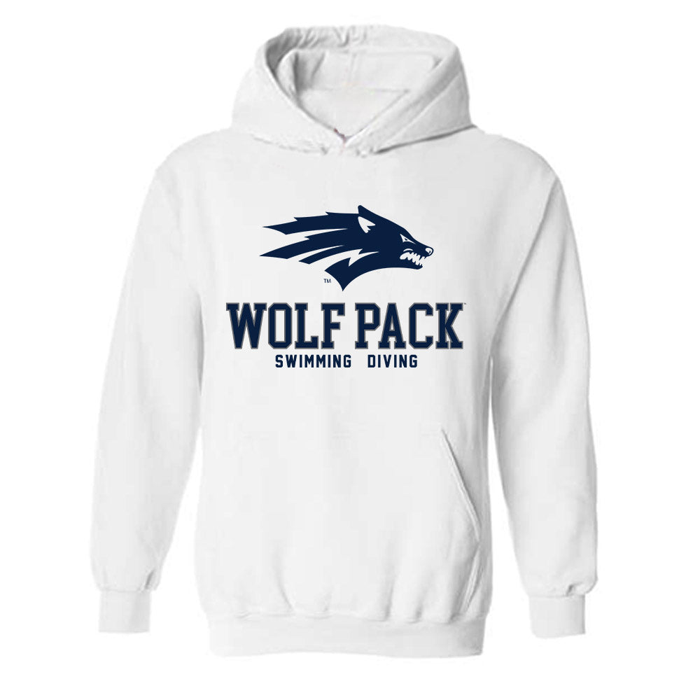 Nevada - NCAA Women's Swimming & Diving : Isabelle Wright - Classic Shersey Hooded Sweatshirt-0