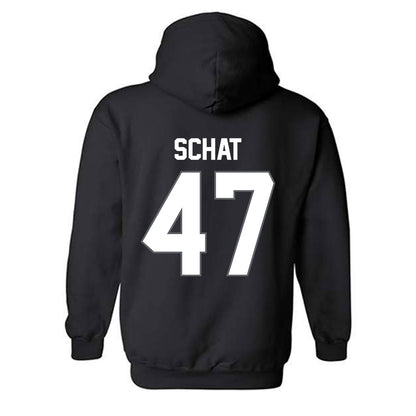 Nevada - NCAA Baseball : Luke Schat - Classic Shersey Hooded Sweatshirt-1