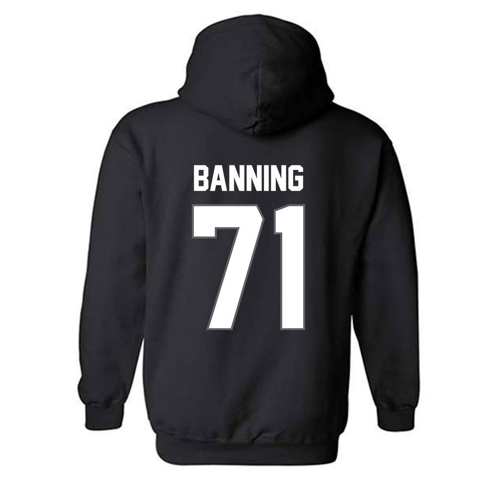 Nevada - NCAA Football : Colin Banning - Classic Shersey Hooded Sweatshirt-1