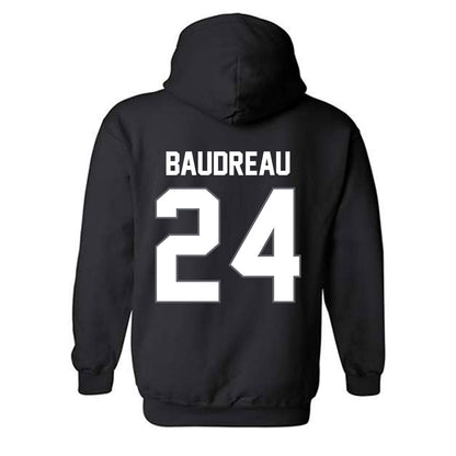 Nevada - NCAA Men's Basketball : Christopher Baudreau - Classic Shersey Hooded Sweatshirt-1