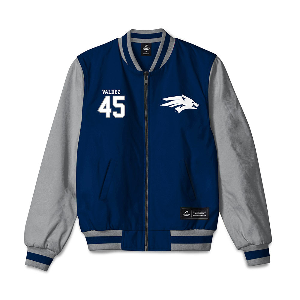 Nevada - NCAA Baseball : Eric Valdez - Bomber Jacket-0