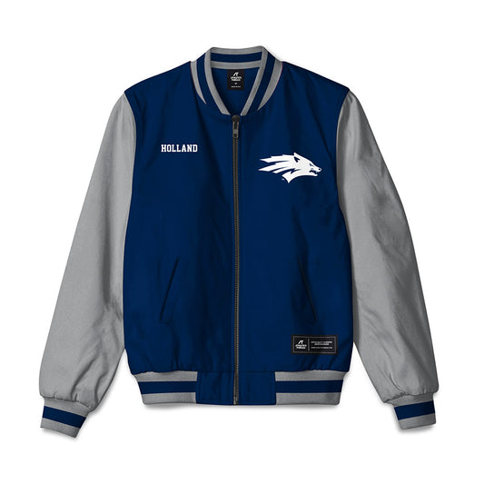 Nevada - NCAA Women's Track & Field : Misa Holland - Bomber Jacket-0