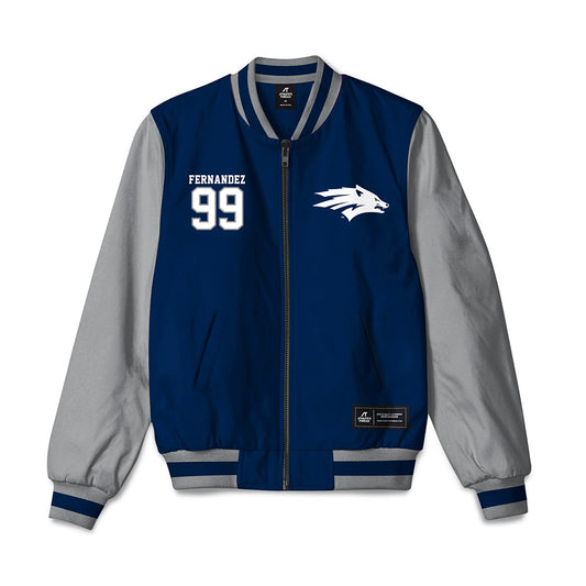 Nevada - NCAA Football : Jacob Fernandez - Bomber Jacket-0