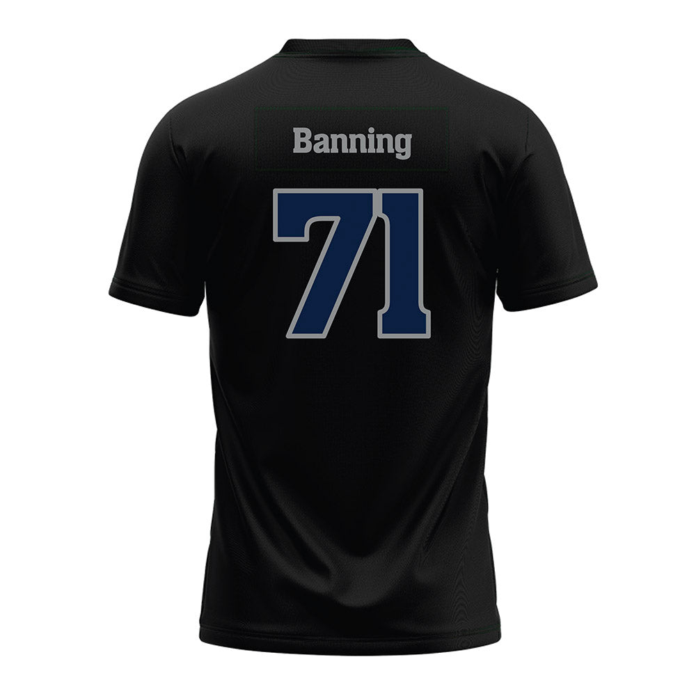 Nevada - NCAA Football : Colin Banning - Black Premium Football Jersey-1