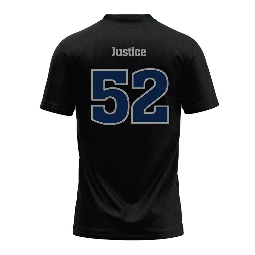 Nevada - NCAA Football : Elias Justice - Black Premium Football Jersey-1