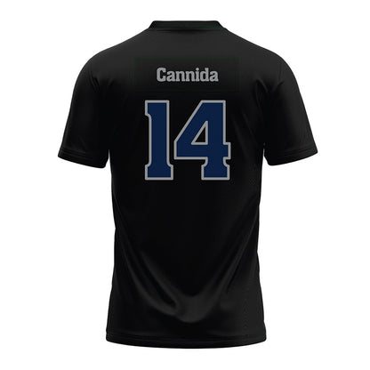 Nevada - NCAA Football : Jaxon Cannida - Black Premium Football Jersey-1