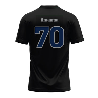 Nevada - NCAA Football : Tapuvae Amaama - Black Premium Football Jersey-1