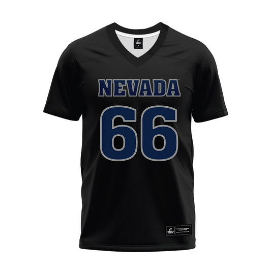 Nevada - NCAA Football : Henry Sellards - Black Premium Football Jersey