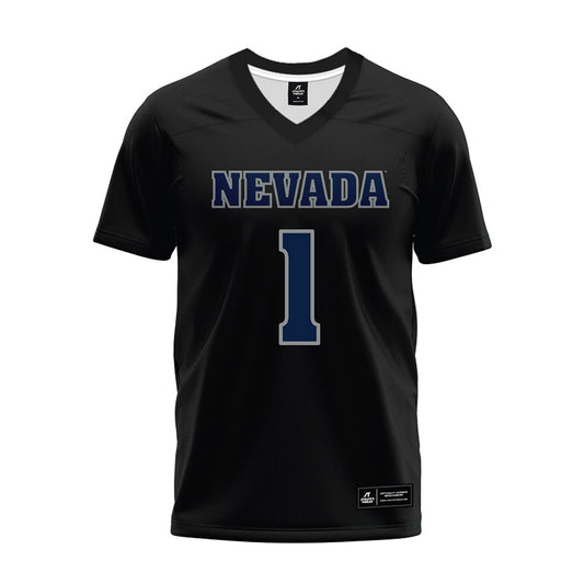 Nevada - NCAA Football : Herschel Turner - Black Premium Football Jersey-0