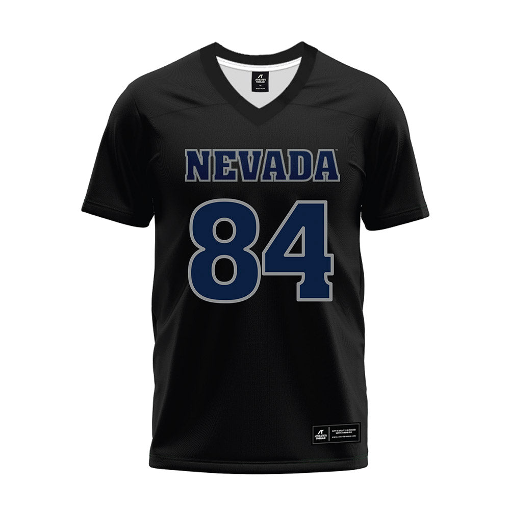 Nevada - NCAA Football : Deven Vigue - Black Premium Football Jersey-0