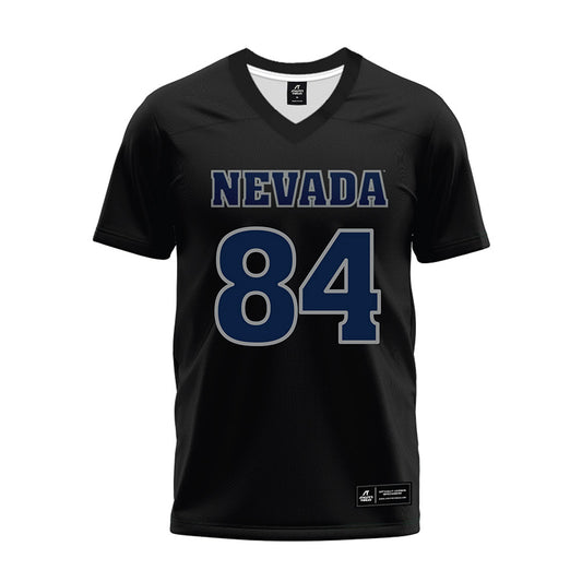 Nevada - NCAA Football : Deven Vigue - Black Premium Football Jersey-0