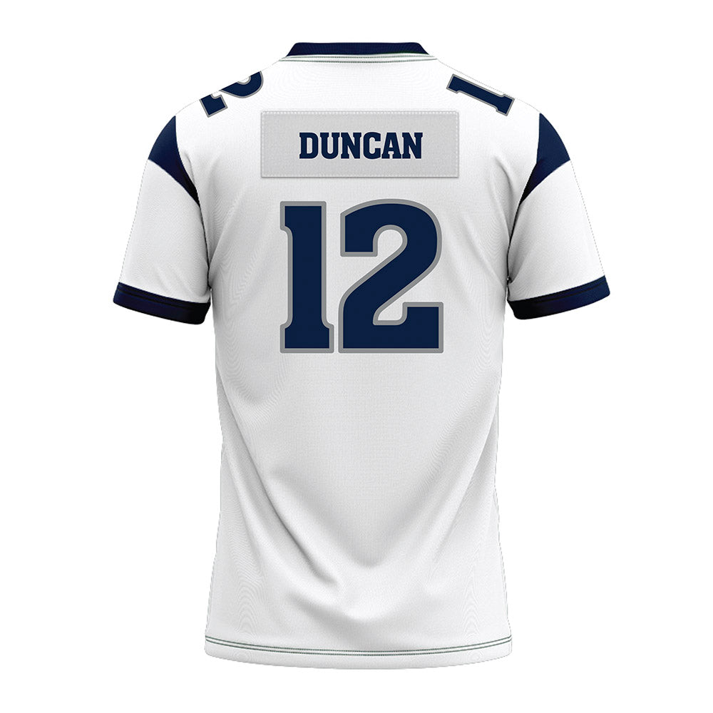 Nevada - NCAA Football : Luke Duncan - White Premium Football Jersey-1