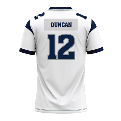Nevada - NCAA Football : Luke Duncan - White Premium Football Jersey-1