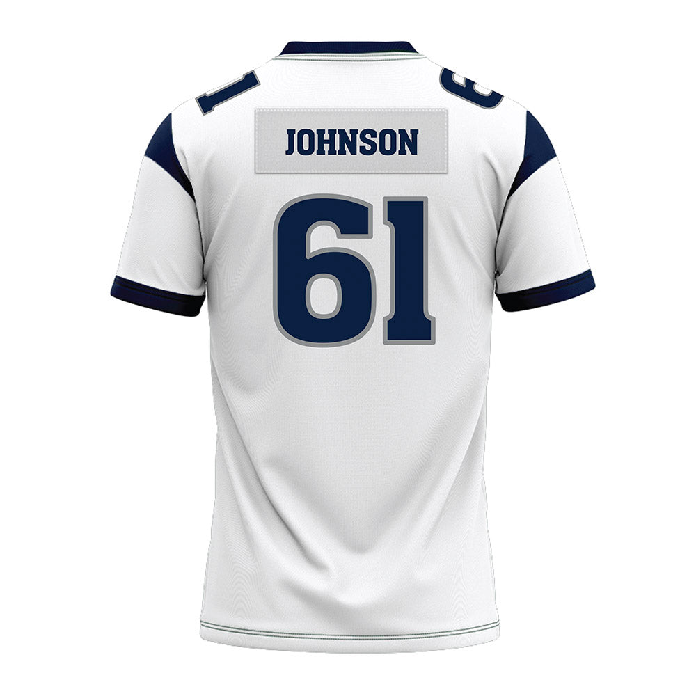 Nevada - NCAA Football : Terrence Johnson - White Premium Football Jersey-1