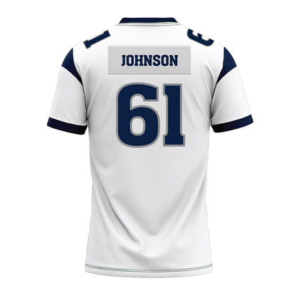 Nevada - NCAA Football : Terrence Johnson - White Premium Football Jersey-1