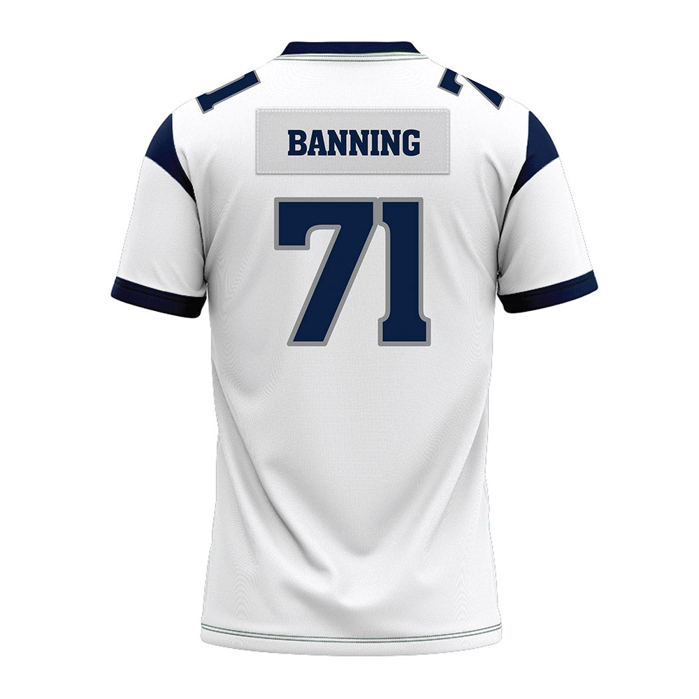 Nevada - NCAA Football : Colin Banning - White Premium Football Jersey-1