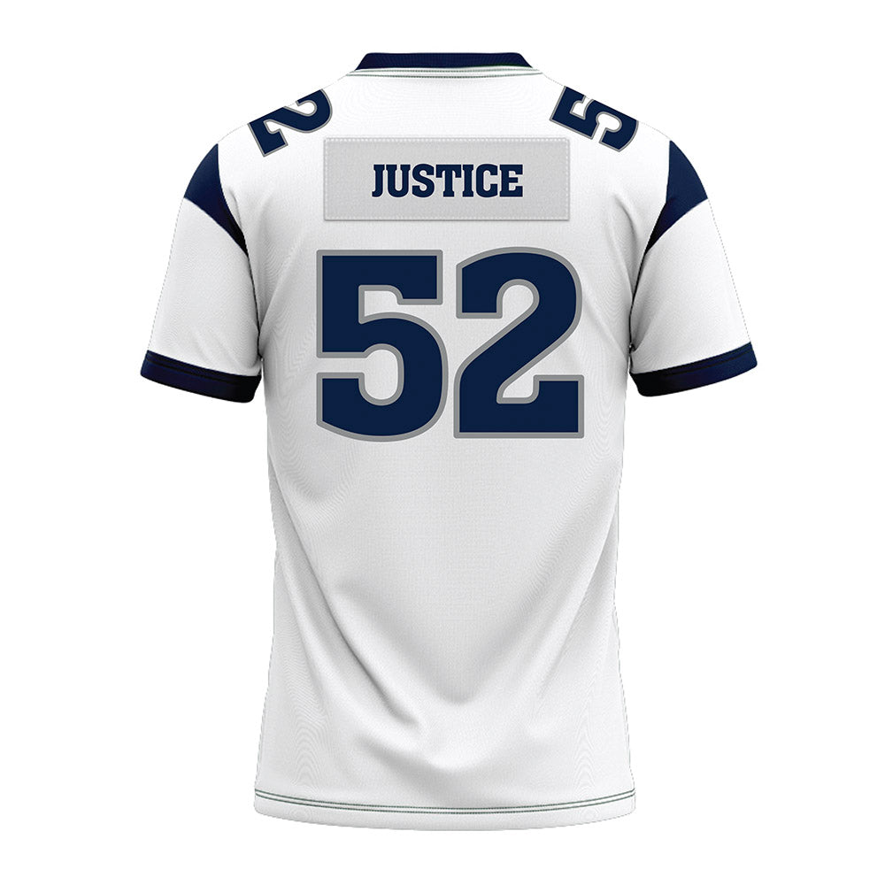 Nevada - NCAA Football : Elias Justice - White Premium Football Jersey-1