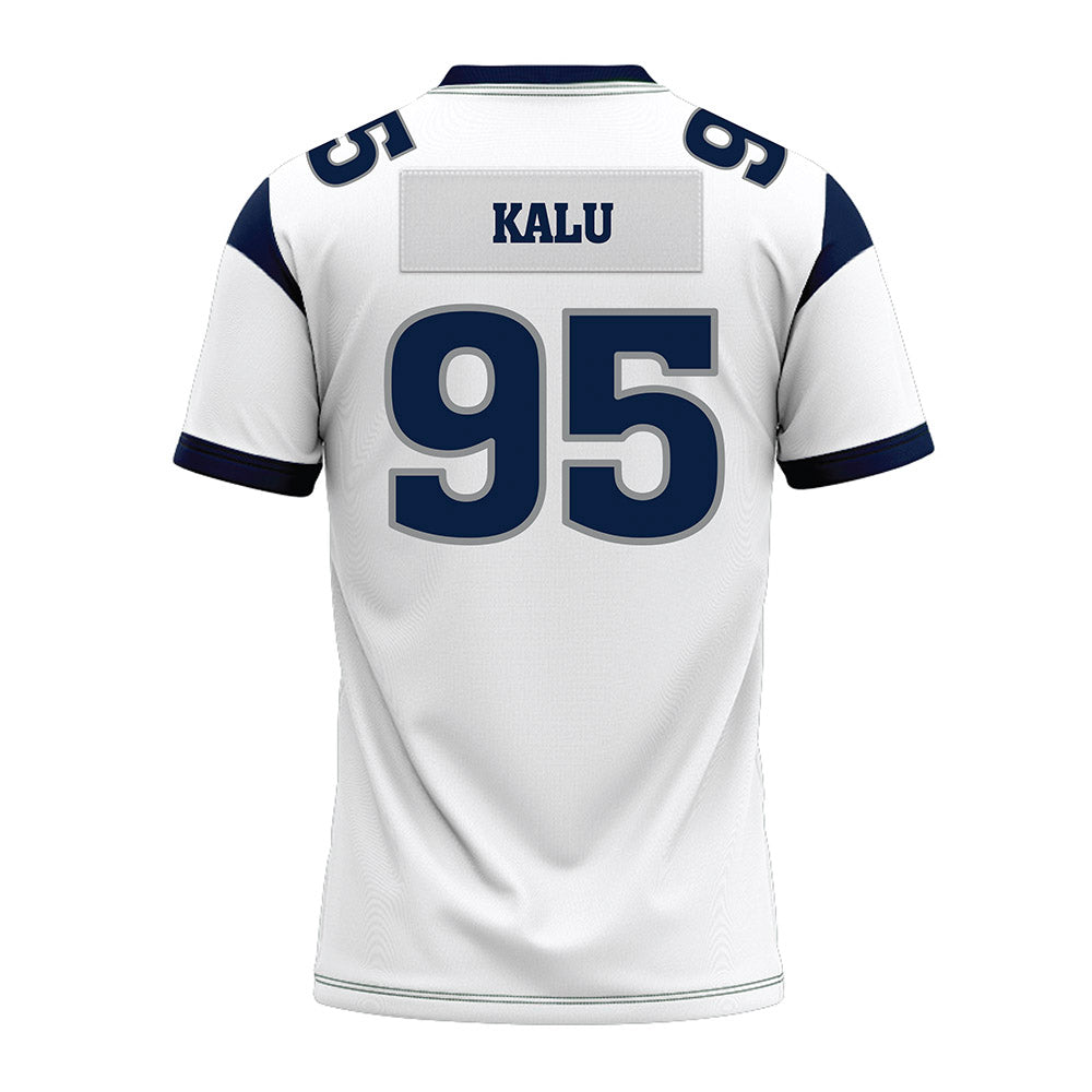 Nevada - NCAA Football : Chris Kalu - White Premium Football Jersey-1