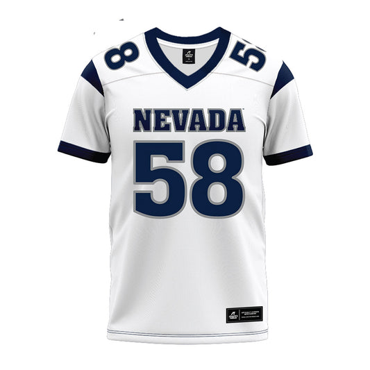 Nevada - NCAA Football : Ethan Lowell - White Premium Football Jersey-0