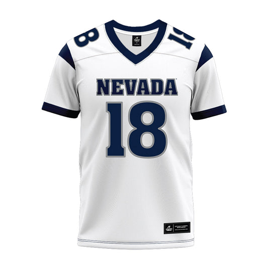 Nevada - NCAA Football : Don Henry - White Premium Football Jersey-0