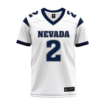 Nevada - NCAA Football : Janerious Jackson - White Premium Football Jersey-0