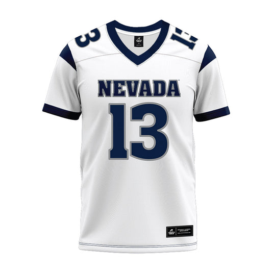 Nevada - NCAA Football : Tajean Stallworth - White Premium Football Jersey-0