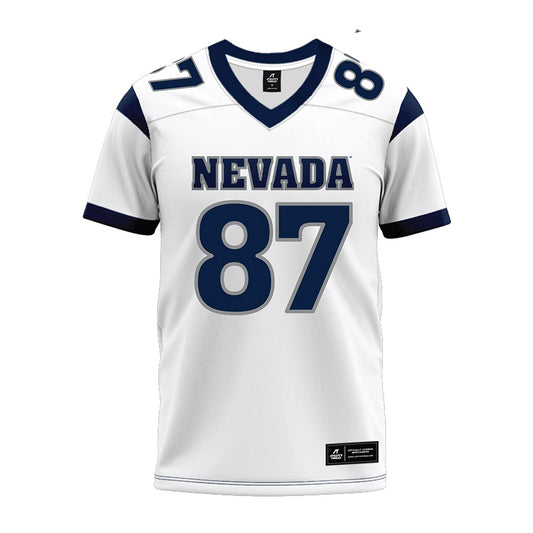Nevada - NCAA Football : Amari Nash - White Premium Football Jersey-0