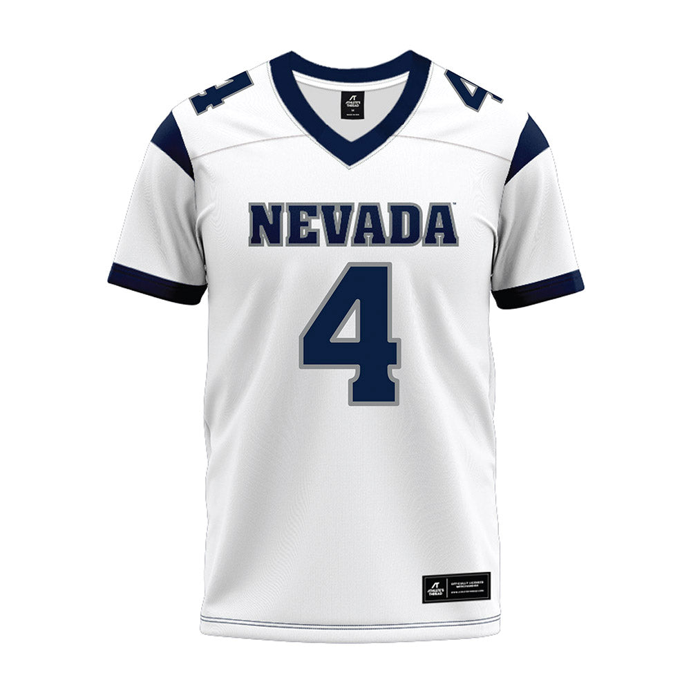 Nevada - NCAA Football : Carter Jackson - White Premium Football Jersey-0