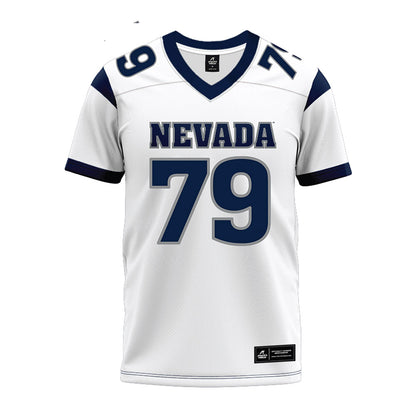 Nevada - NCAA Football : Ailama Morton - White Premium Football Jersey-0