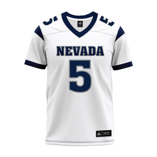 Nevada - NCAA Football : Reeve Slone - White Premium Football Jersey-0