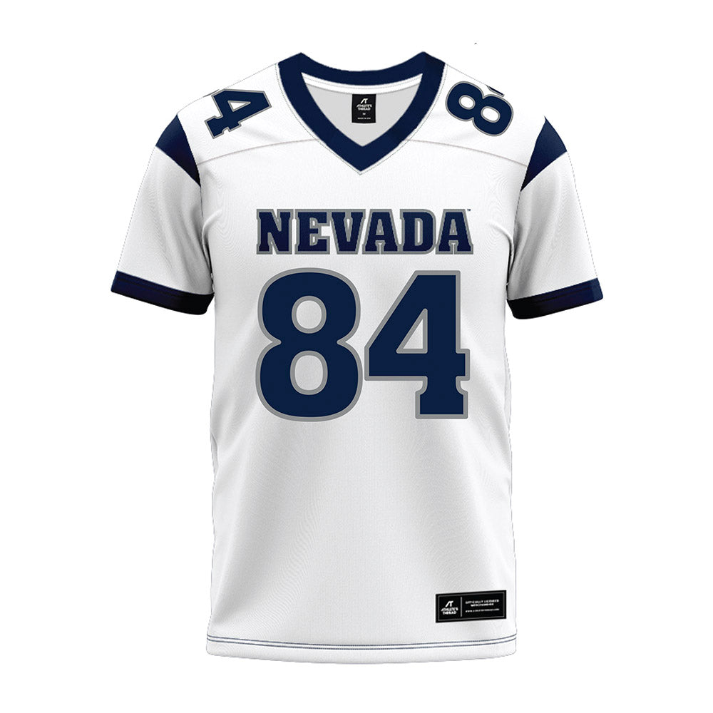 Nevada - NCAA Football : Carter Eck - White Premium Football Jersey-0