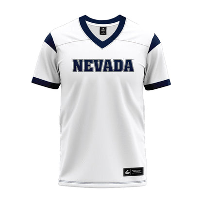 Nevada - NCAA Football : Donnie Cheers - White Premium Football Jersey-0
