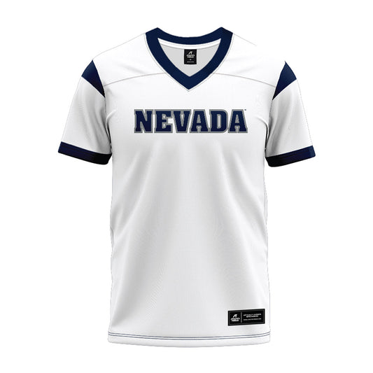 Nevada - NCAA Football : Donnie Cheers - White Premium Football Jersey-0