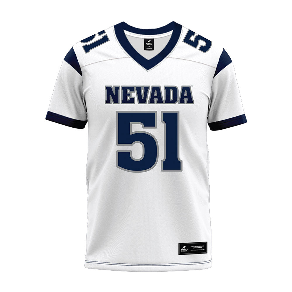 Nevada - NCAA Football : Cian Stack - White Premium Football Jersey-0