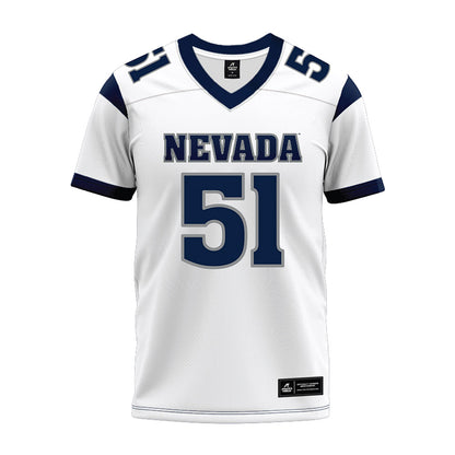 Nevada - NCAA Football : Cian Stack - White Premium Football Jersey-0