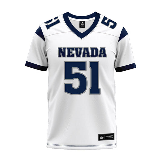 Nevada - NCAA Football : Cian Stack - White Premium Football Jersey-0