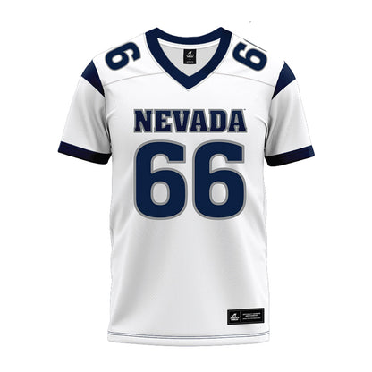 Nevada - NCAA Football : Henry Sellards - White Premium Football Jersey-0