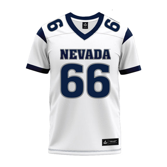Nevada - NCAA Football : Henry Sellards - White Premium Football Jersey-0